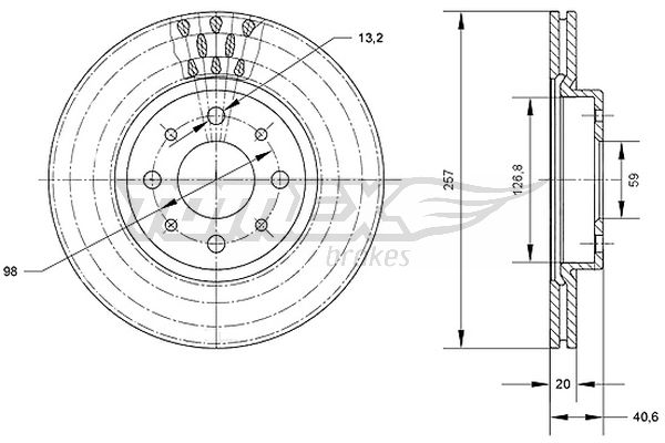 TOMEX Brakes TX 70-42...